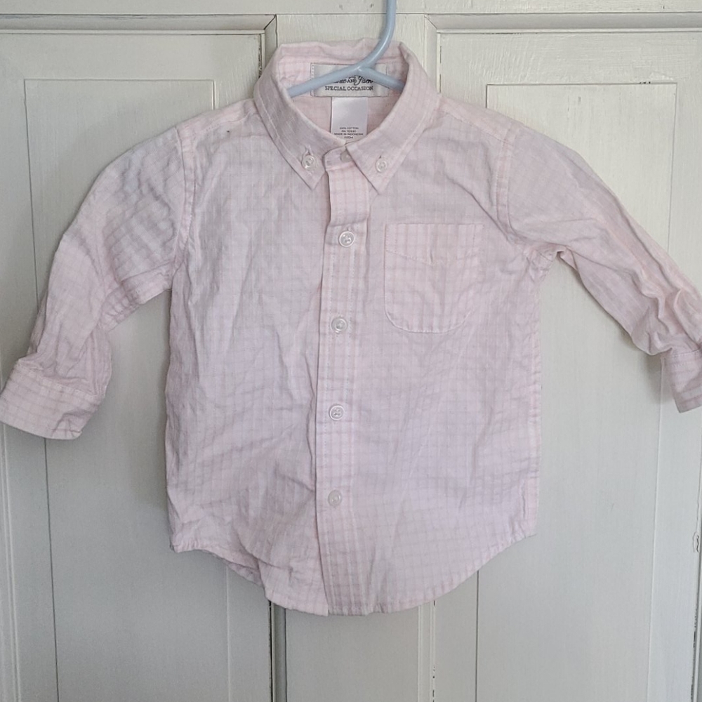 Janie and Jack long sleeve button shirt